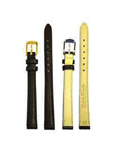 10 mm ruskea aitoa vasikannahkaa kelloranneke 20814