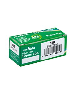 Hopeaoksidi nappiparisto SR527SW Murata 319 