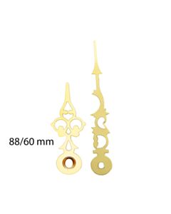 Kullanväriset antiikkiviisarit 88/60 mm