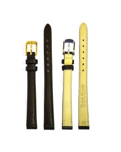 10 mm ruskea aitoa vasikannahkaa kelloranneke 20814
