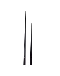 Mustat metalliviisarit 450/330 tasapainotetut