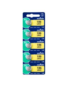 Paristo LR43 Murata 186 5 kpl. blisteri